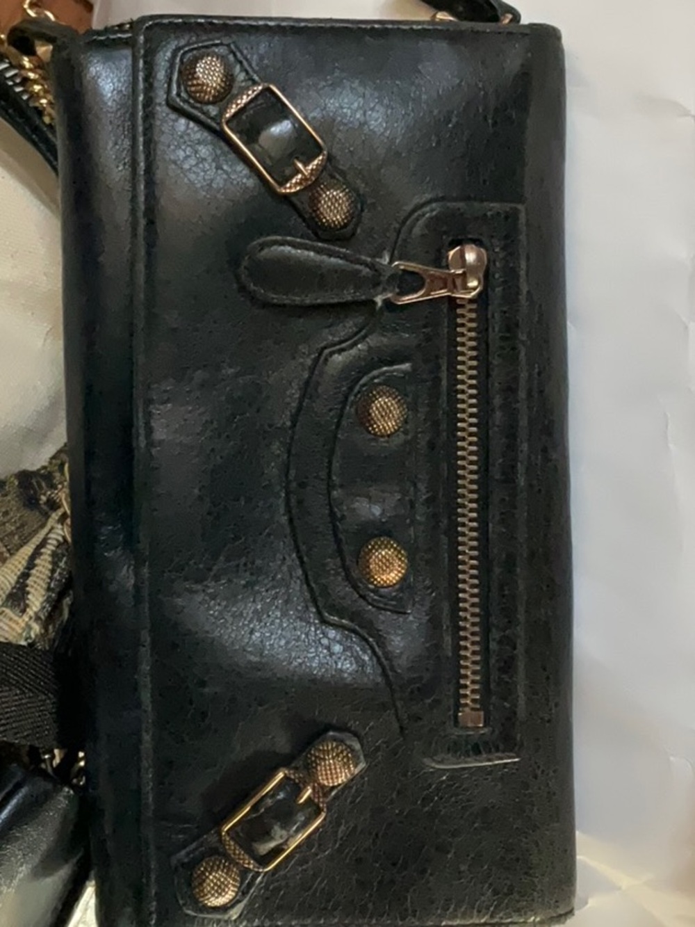 Balenciaga used Lux wallet, beautiful low start may have rubs